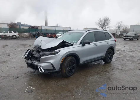 2026 Honda Cr-V Hybrid Awd Sport Touring from USA, damaged, VIN 7FARS6H93TE063563